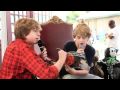 Dylan & Cole Sprouse reading at the Camp Ronald mcdonald for Good Times Charity Event.