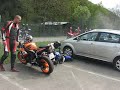 Suzuki SV 650 crash
