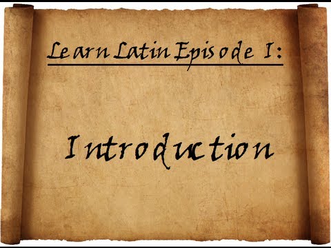 how to learn latin