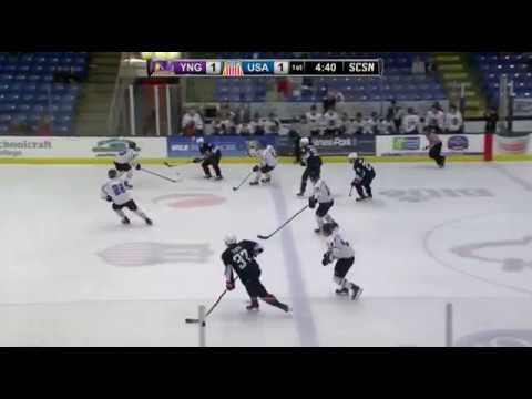 Brock Faber Speed And Puck Protection On The Zone Entry (USHL) | NHL Prospects Clips