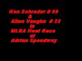 ken schrader in local late model heat