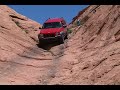 Hole in the Rock trail with a Jeep Liberty Vid #5 Chute
