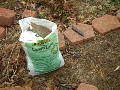 how to apply lime to a lawn