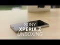 Sony Xperia Z - Unboxing video