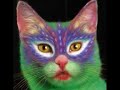 FUNNY CATS & DOGS \"Living\", that have been PAINTED or DYED