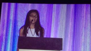 Sanya Pirani's award acceptance speech