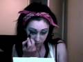 Cyber/Rave makeup tutorial