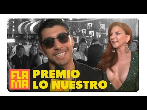 YoMuscleBoii on the Premio Lo Nuestro Red Carpet