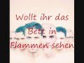 Rammstein - Wollt Ihr Das Bett In Flammen Sehen + Lyrics
