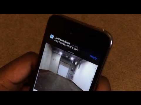 how to set quick reply on iphone