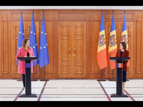 Președinta Maia Sandu, după întrevederea cu Roberta Metsola: „Vom lucra în continuare cu ambiție și seriozitate — și avem încredere că ritmul va rămâne unul hotărât de ambele părți”
