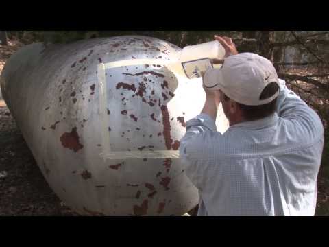 how to paint an lp tank