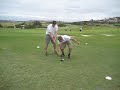 Ramsey, Alex and Essey Golfing Down Under