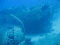 B-17 Bomber Wreck 2. Worldwar in 30m depth Calvi/Corsica