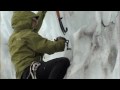Glacial Ice Climbing during AMGA aspirant exam
