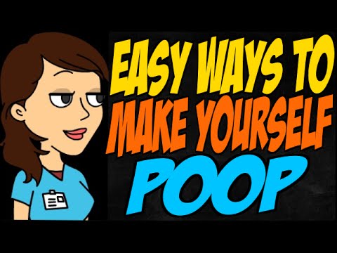 how to make yourself poop