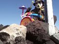 富士山山頂で「凛として咲く花の如く」を叩いてみた