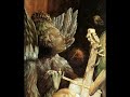 claudio monteverdi - selva morale et spirituale:

1. beatus vir primo (i), motet for 6 voices, 2 violins, 3 violas/trombones and continuo.