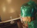 i wrapped my lil sister in plastic wrap rofl