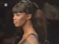 naomi campbell on the catwalk thru the years. over twenty years in fashion business...and a great career on the runway...she still got to have 