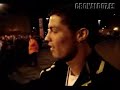 Cristiano Ronaldo signing autographs