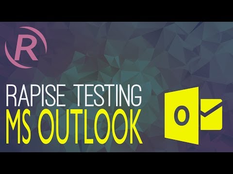 Rapise Testing MS Outlook