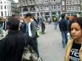 Alain Clark singing at Dam Square!