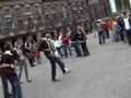 Alain Clark singing at Dam Square!