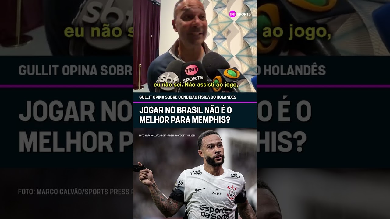 OLHA O QUE O HOLANDÊS GULLIT FALOU SOBRE MEMPHIS DEPAY NO BRASIL! 😳 #shorts