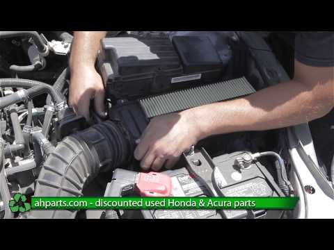 How to replace / change a Air Cleaner Box for a 2005 2006 2007 Honda Accord REPLACE DIY