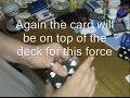 Card forcing tutorial