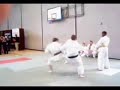 Shotokan ippon kumite at a karate Demo