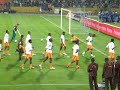 Drogba and Ivory Coast soccer team dancing in Israel