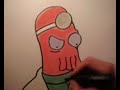 How to draw Zoidberg
