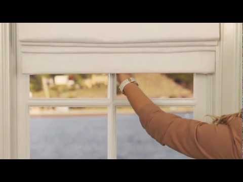 how to fit roman blinds
