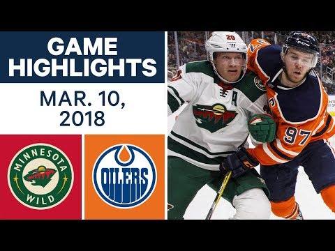 Video: NHL Game Highlights | Wild vs. Oilers - Mar. 10, 2018