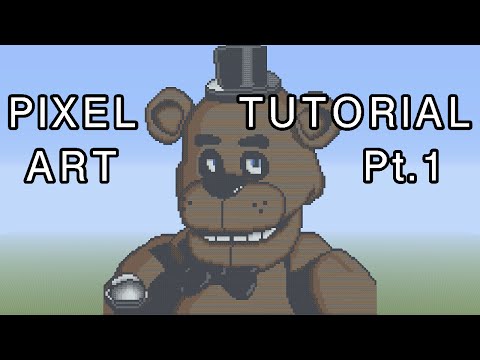 how to do minecraft pixel art