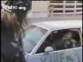 Criss Angel atravesado por un auto