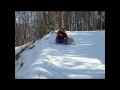Sledding in Pisgah Forest - Christmas Eve 2009