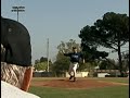 Low three quarters knuckleball in slo-mo Low three quarters knuckleball in slo-mo