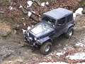 Jeep TJ Dana 35 axle break at Rausch Creek