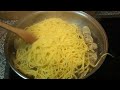 Receta de Cocina - Espaguetis con almejas