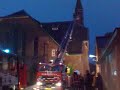 Blikseminslag in kerk Krabbendijke