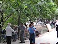 On a recent trip to Duryu Park in Daegu, I discovered that old people in Korea apparently love to get down. This is my favorite in a series of several old person dance parties I came across. Though the temptation is to focus on the guy in the blue, I urge you to watch the other guys in the back as well. If you don't find this funny, you and I have very little in common.
