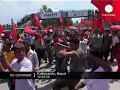Watch 'Thousands of Maoist supporters protest in Kathmandu Nepal'
