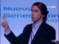 videos de Aznar valiente de centro quiere ganar, Rajoy acomplejado de derechas 