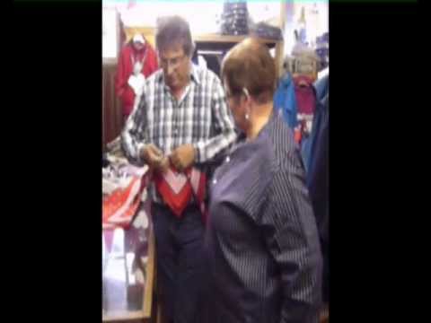 Fischerhemd + gefaltetes Tuch von Krafft Lorenzen aus Eckernförde