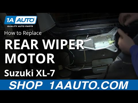 How To Install Replace Rear Window Wiper Motor Suzuki XL-7