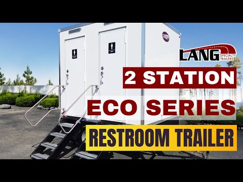 ECO Series 2 Station Restroom Trailer