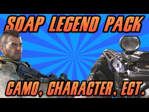 Ghosts : Soap Legend Pack Camo, Character, Retina Gameplay!